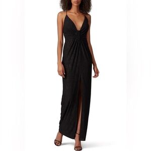 Aidan by Aidan Maddox Black Evening Dress